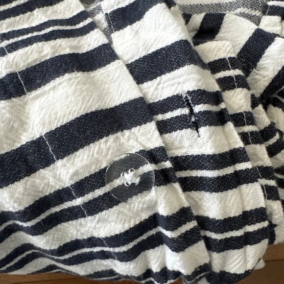 Pottery Barn Antique Stripe Yarn Dye Cotton king size duvet cover - Picture 8 of 12